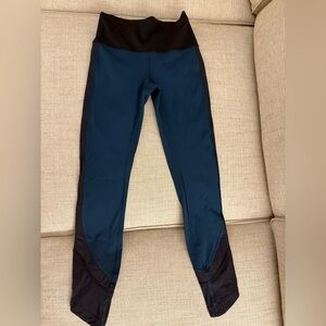 Lululemon Athletica Black and Blue Leggings